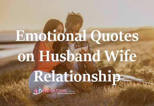 Emotional Quotes on Husband Wife Relationship